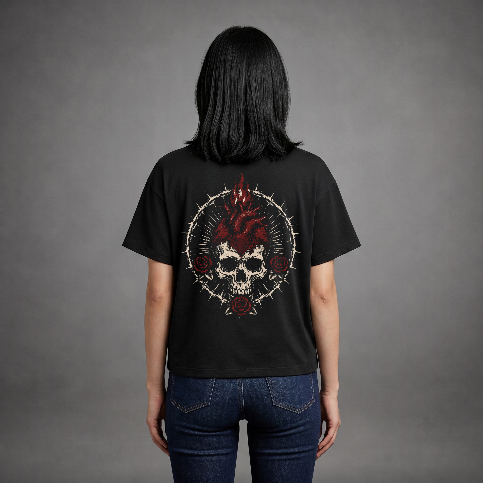 Skull of the Flaming Heart